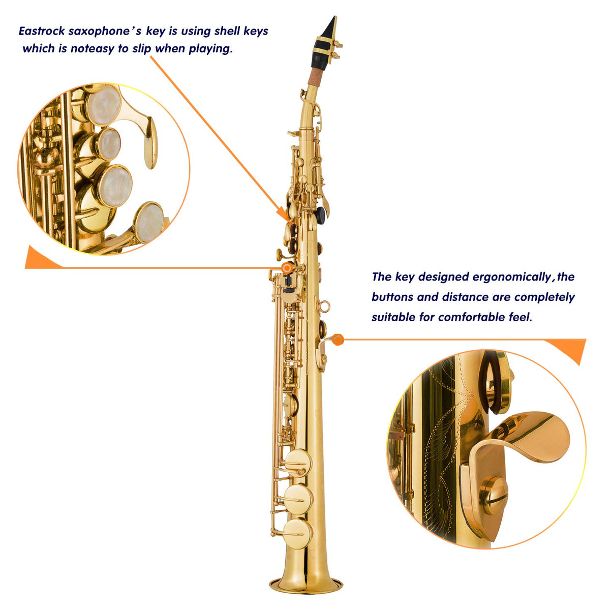 Bb Straight Soprano Saxophone A20704