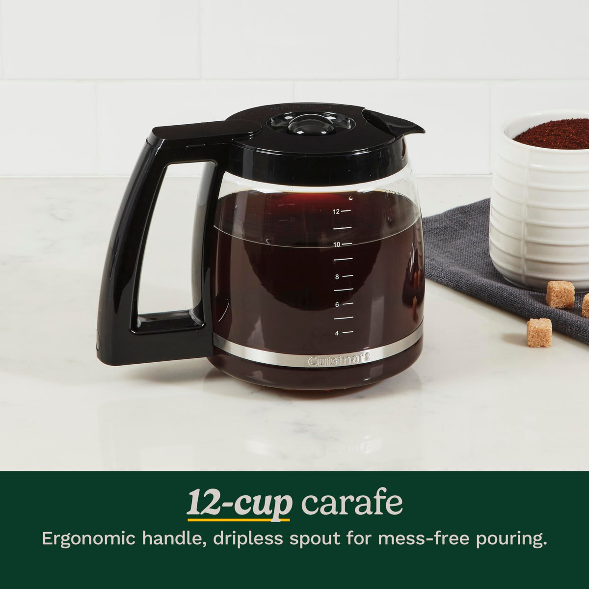 12 Cup Black Stainless Steel Coffee Maker Z20469