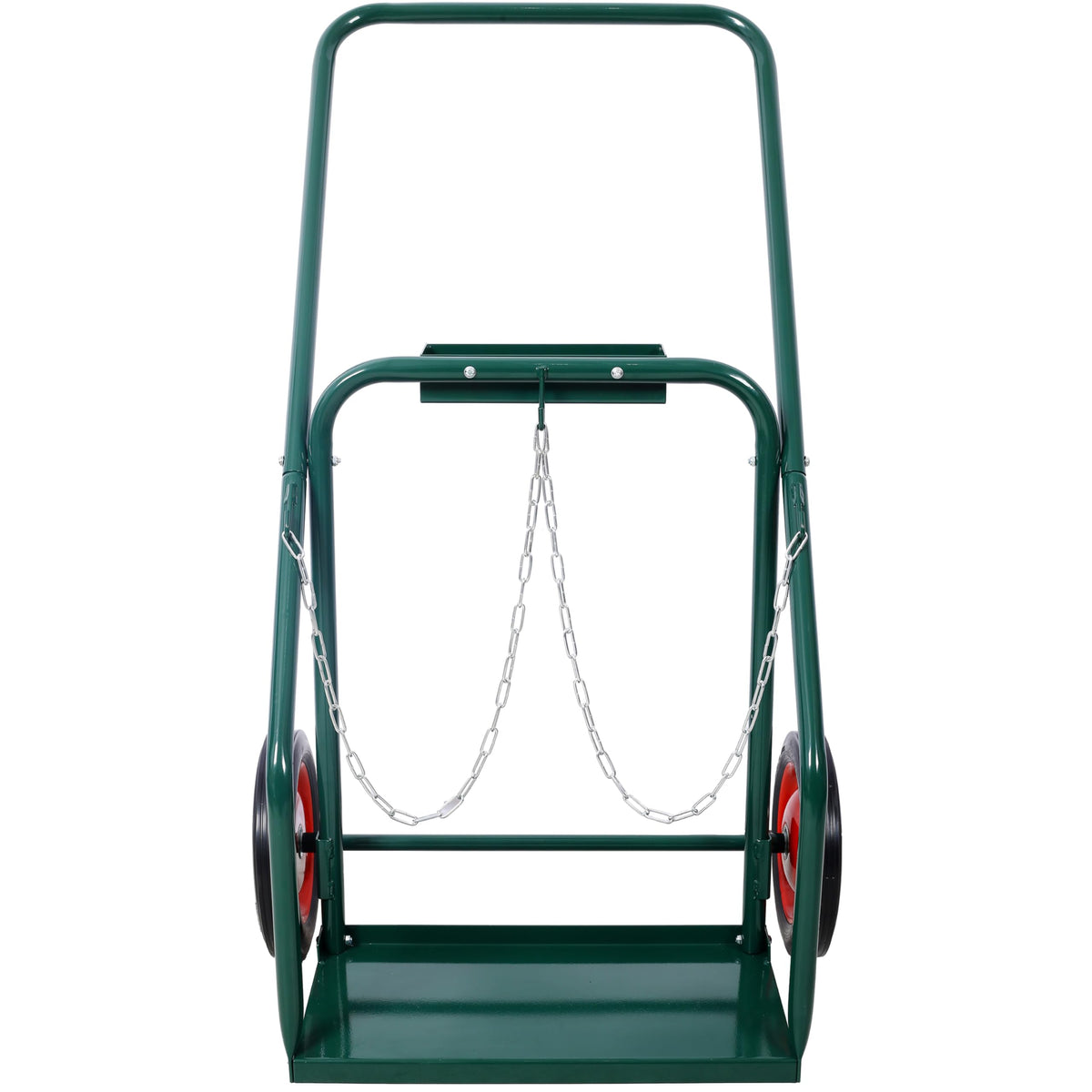 440 lb Capacity Welding Cylinder Hand Truck with 10-Inch Solid Rubber Wheels E3509