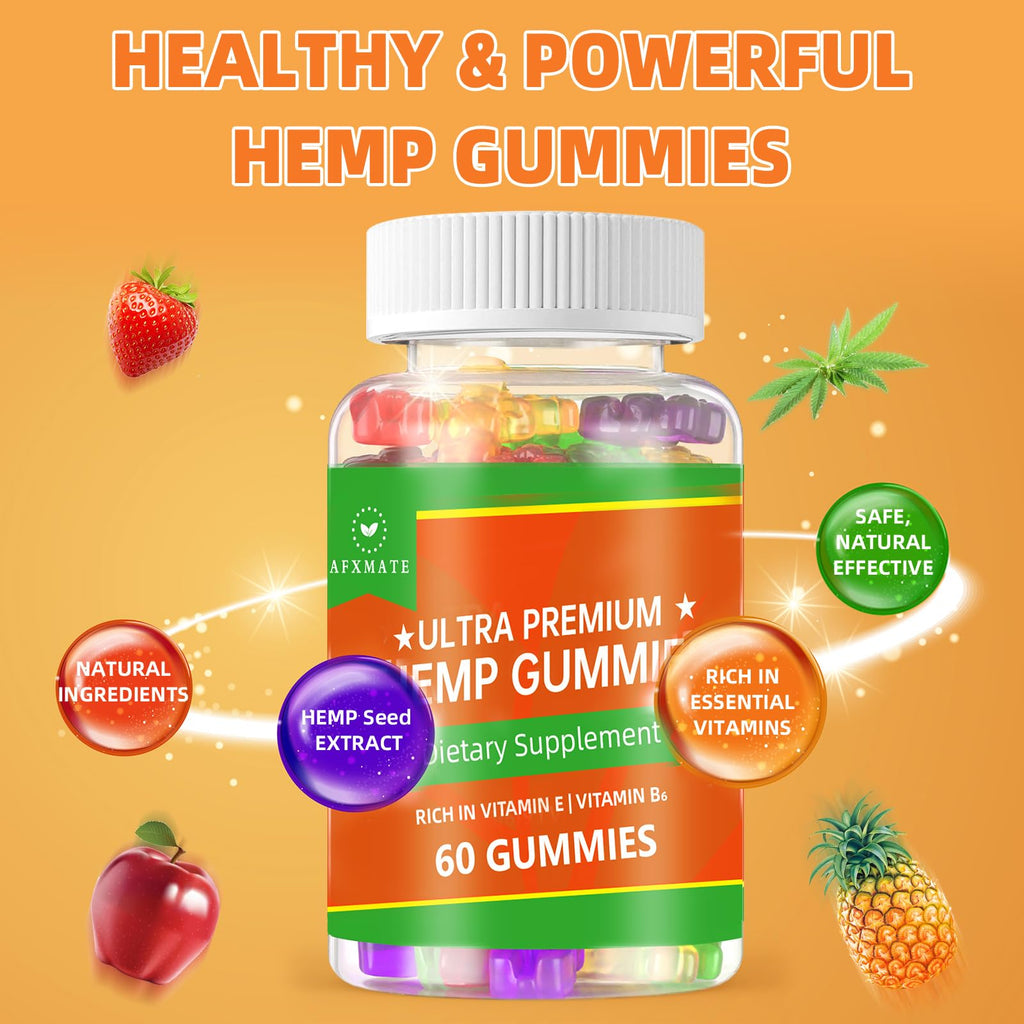 Hemp Gummies 120 Gummies T5626