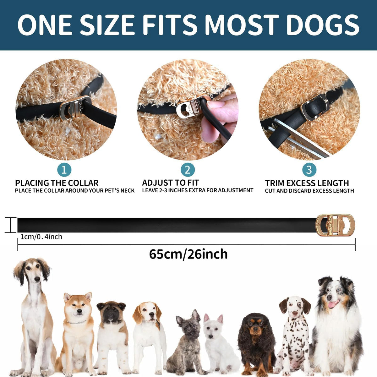 Flea Collar for Dogs 4 Pack I402