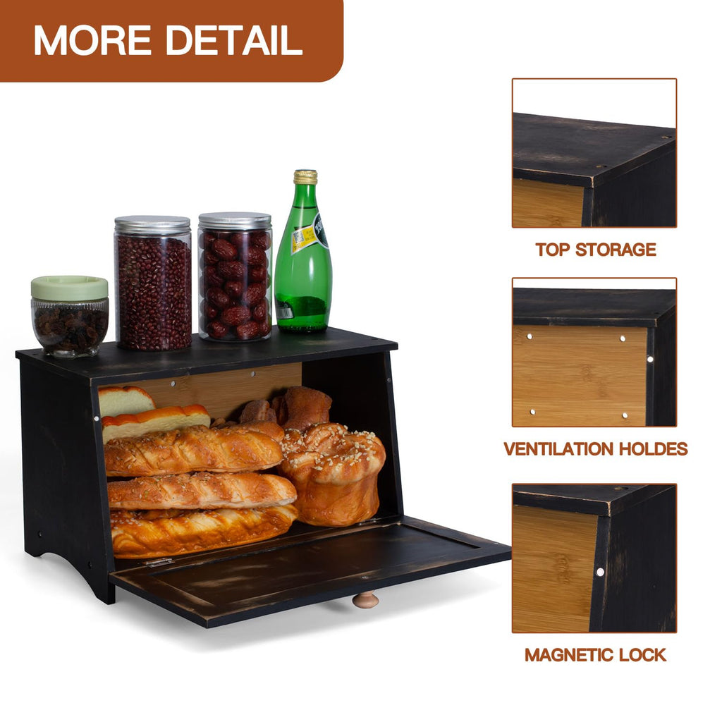 Bamboo Bread Box S411006