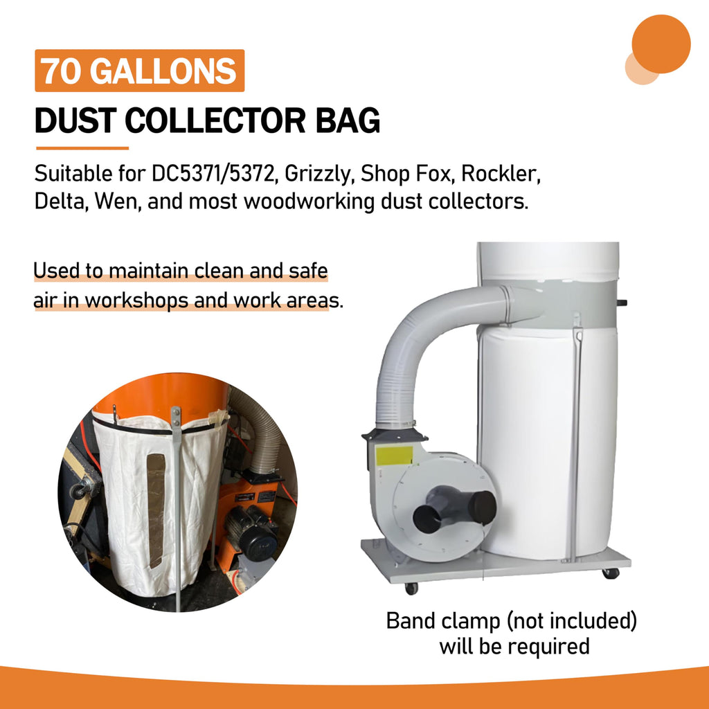 70 Gallon Dust Collector Bag E547
