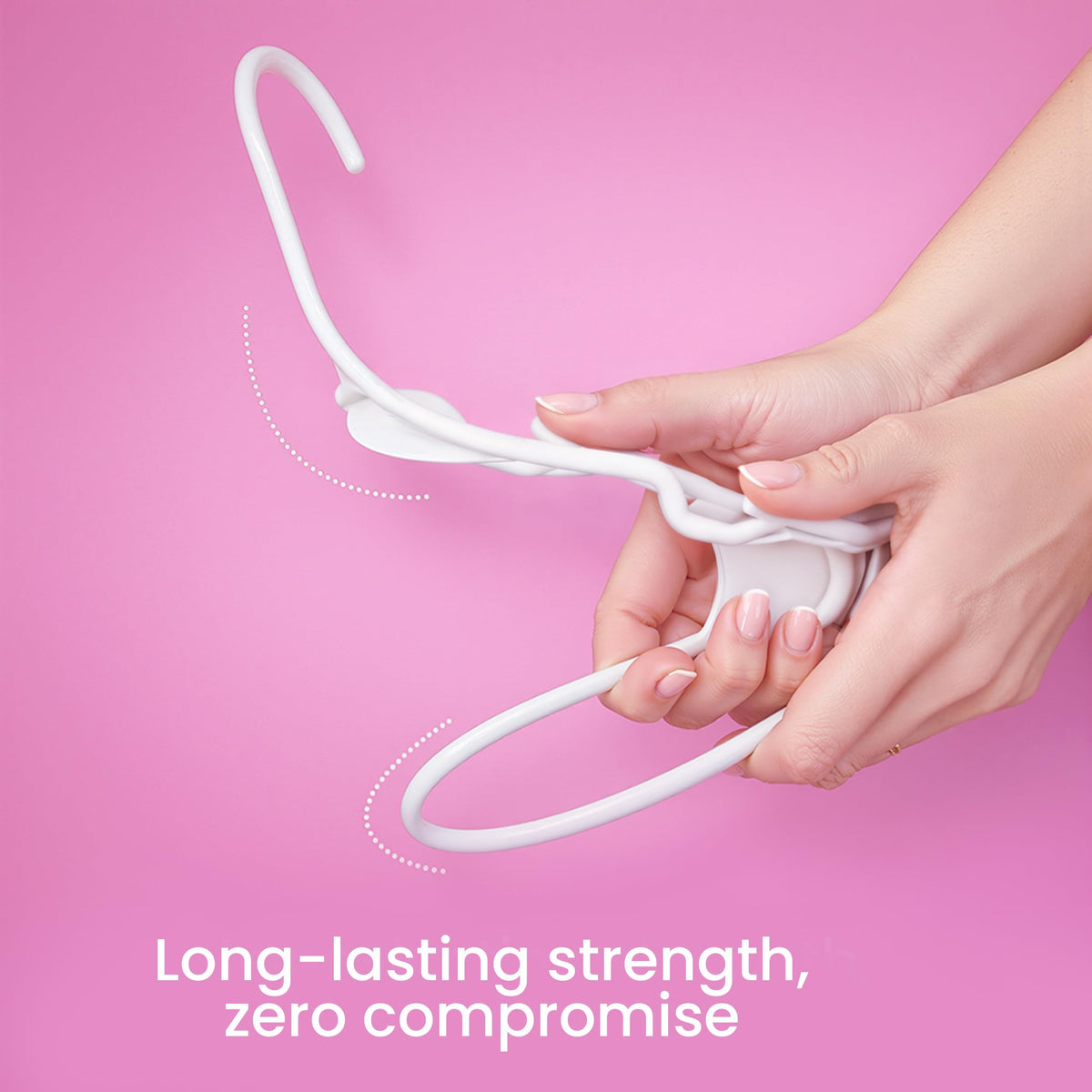 Plastic Hangers 50 Pack White W346