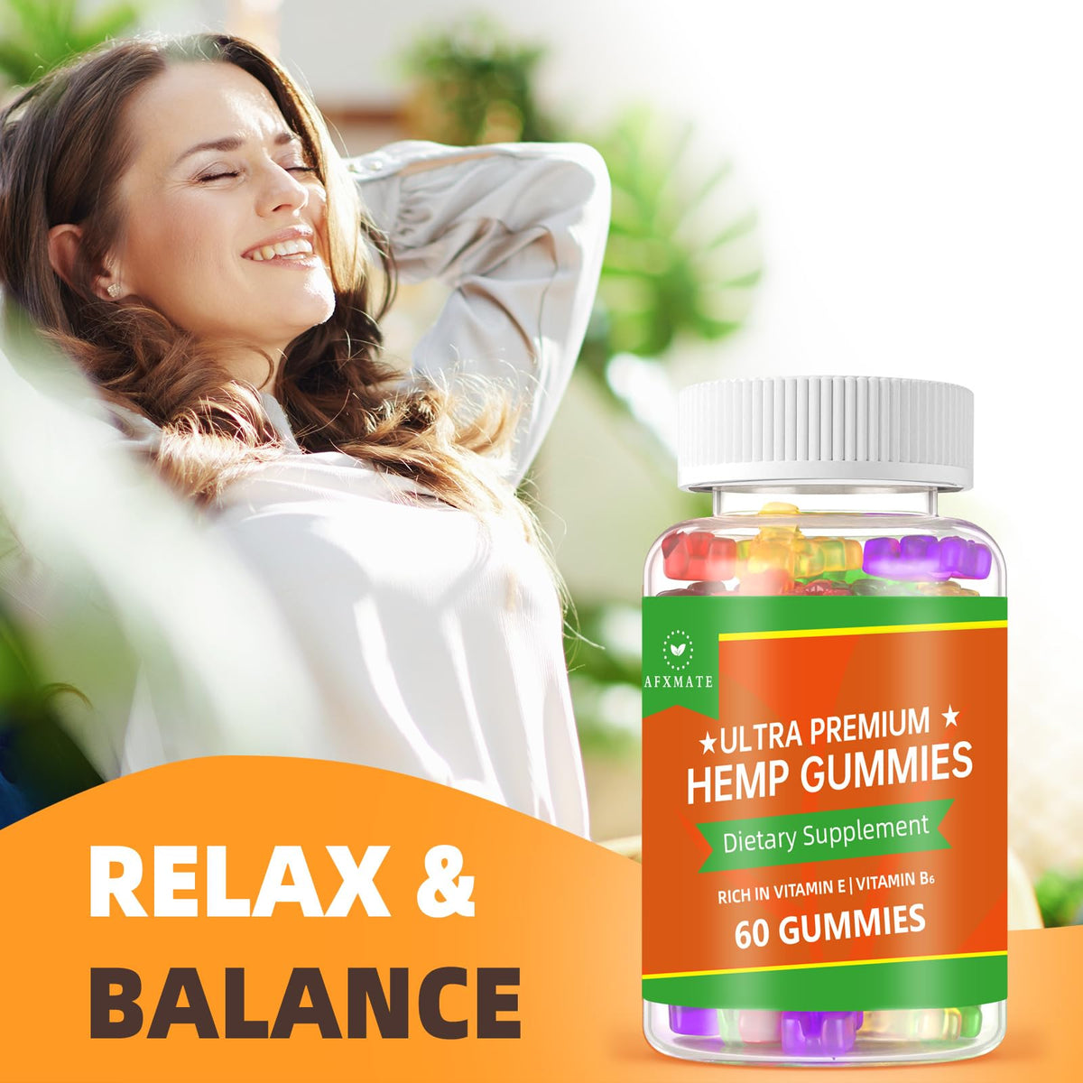 Hemp Gummies 120 Gummies T5626