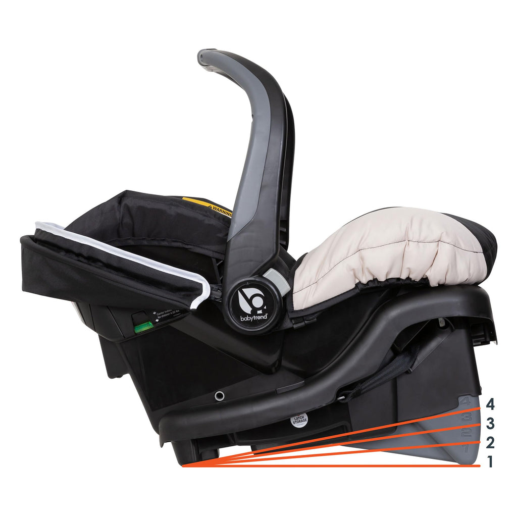 Khaki Infant Car Seat with Cover and Harness H232803