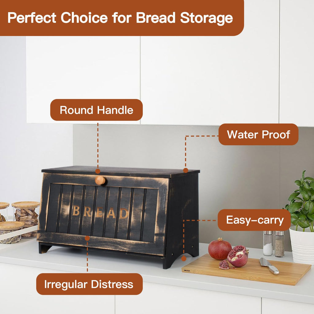 Bamboo Bread Box S411006