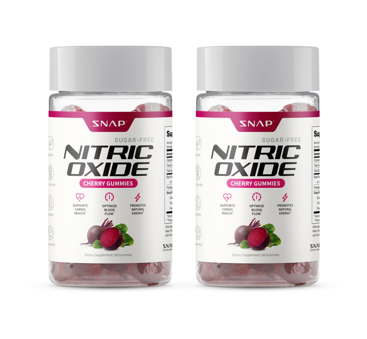 Cherry Beet Root Gummies 60 Count 2-Pack I866024