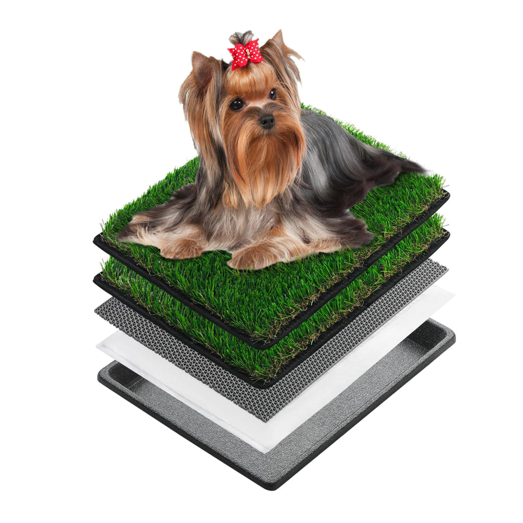 Extra Small Dog Grass Pee Pads with Tray R228