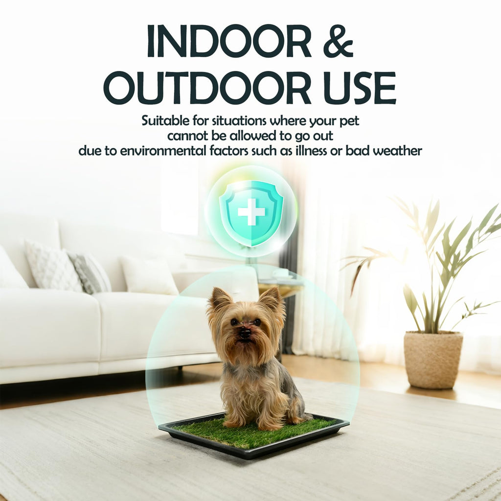 Extra Small Dog Grass Pee Pads with Tray R228