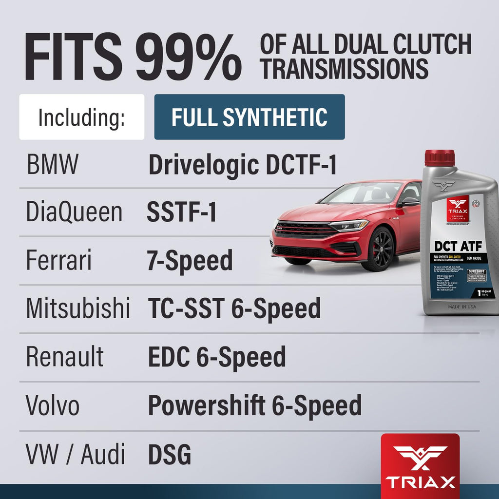 Full Synthetic Dual Clutch Automatic Transmission Fluid 1 Quart G69540