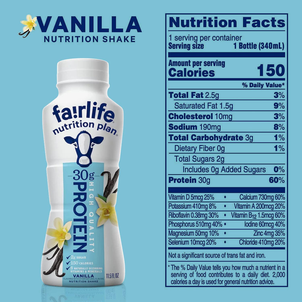 Vanilla Protein Shakes Pack of 12 Z251