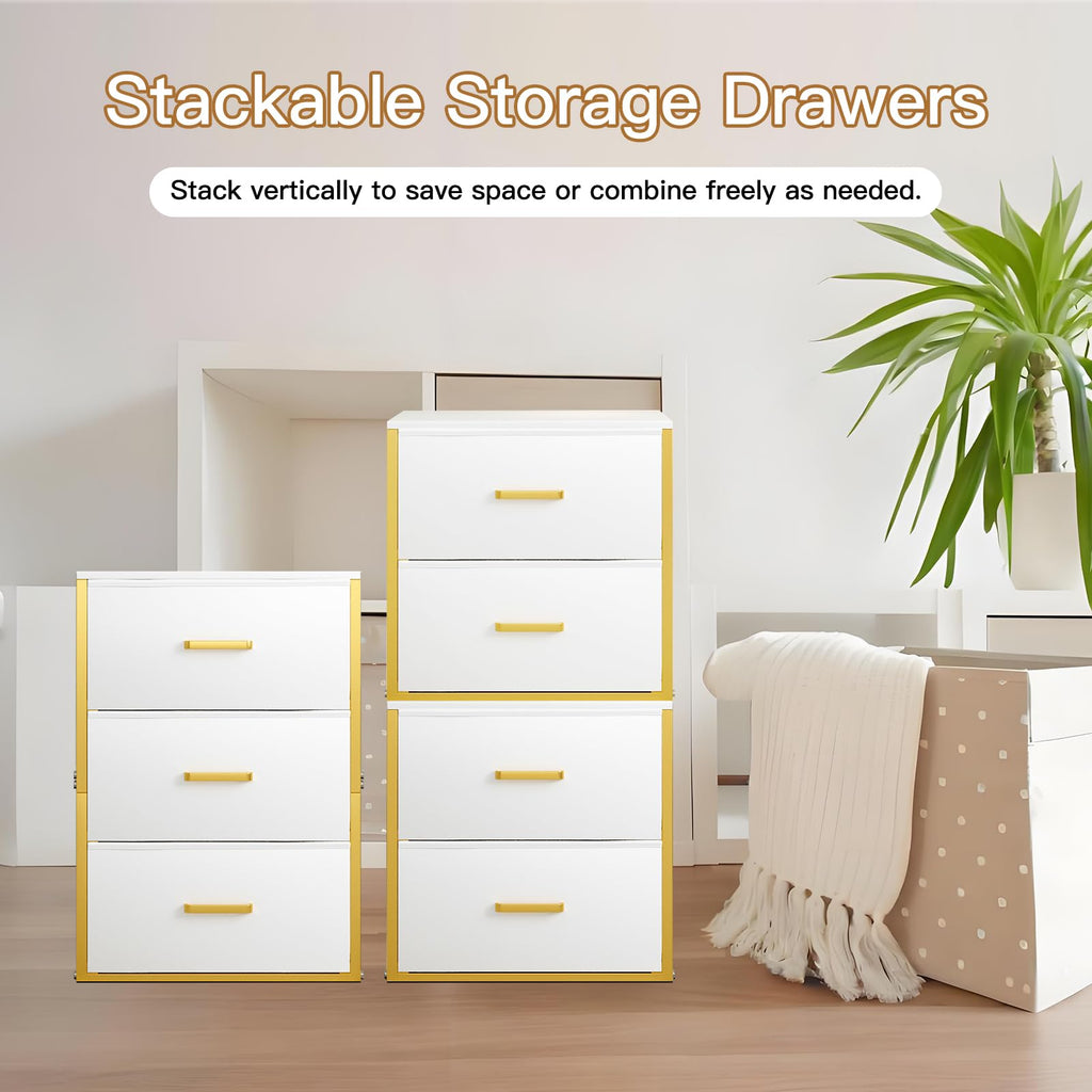 3 Fabric Drawers A73703