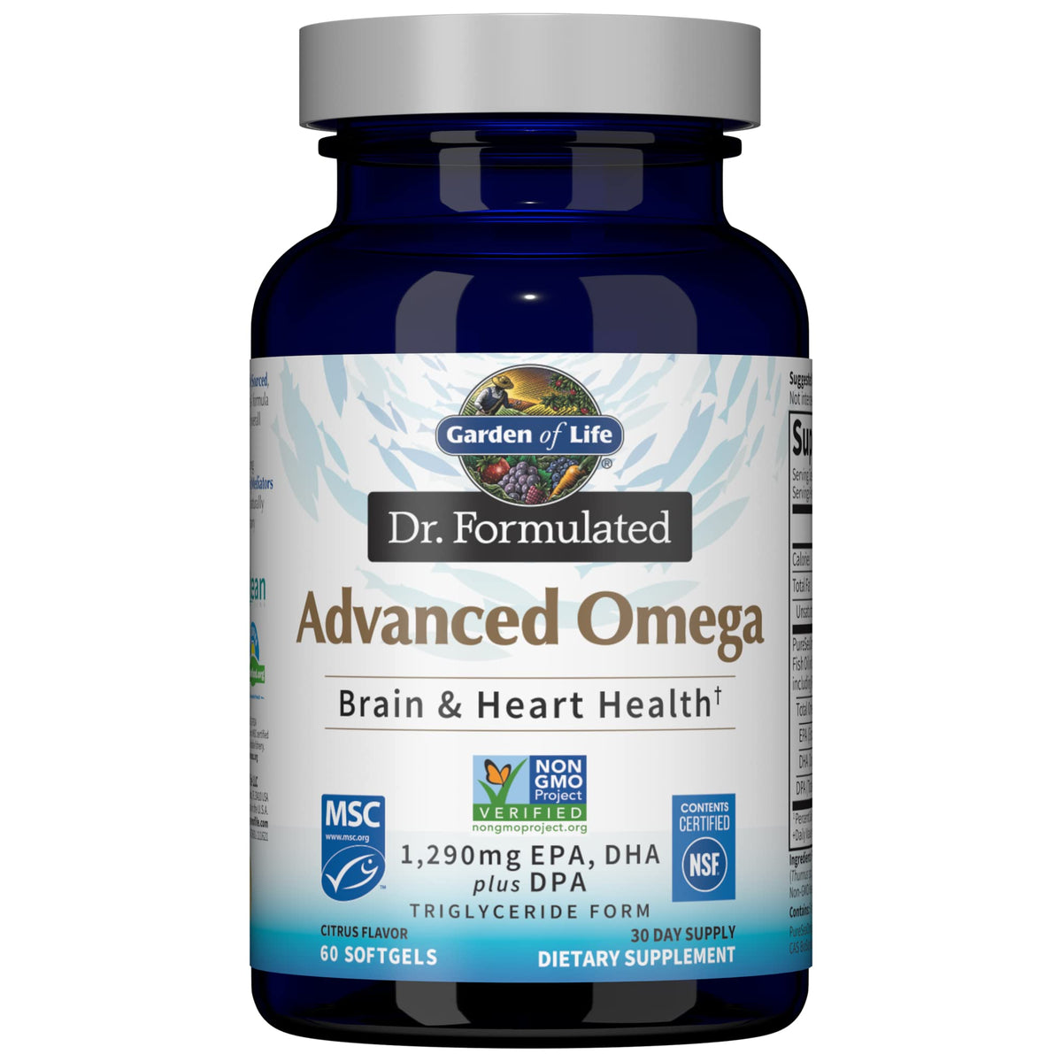 Omega 3 Fish Oil, 60 Softgels P531624