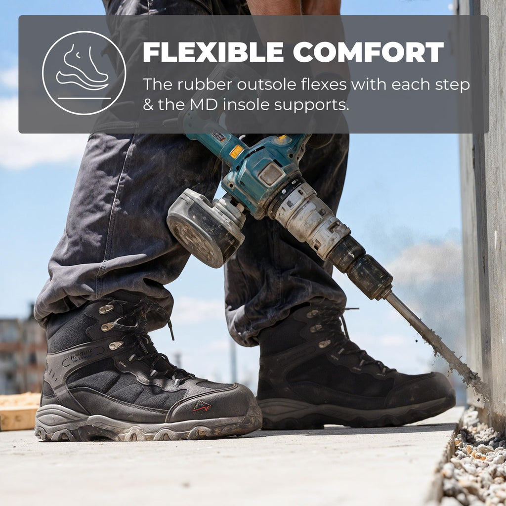 Waterproof Steel Toe Work Boots A348242