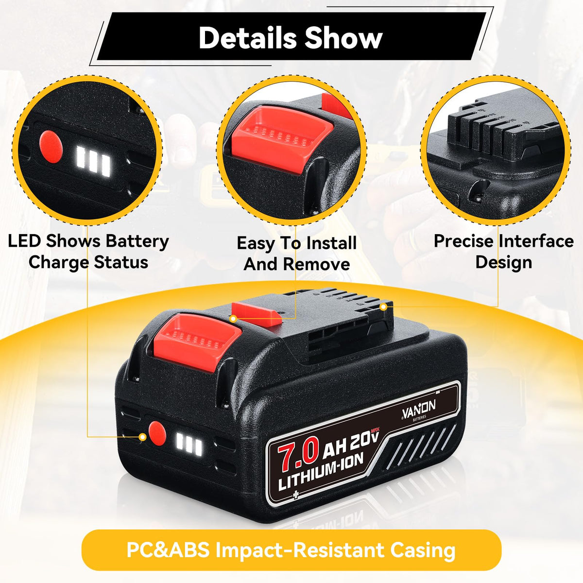20V 7.0Ah Battery C707
