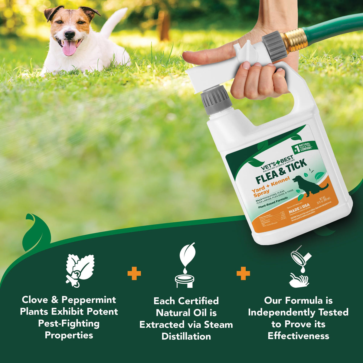32 oz Flea and Tick Spray + 12 oz Dog Shampoo I383