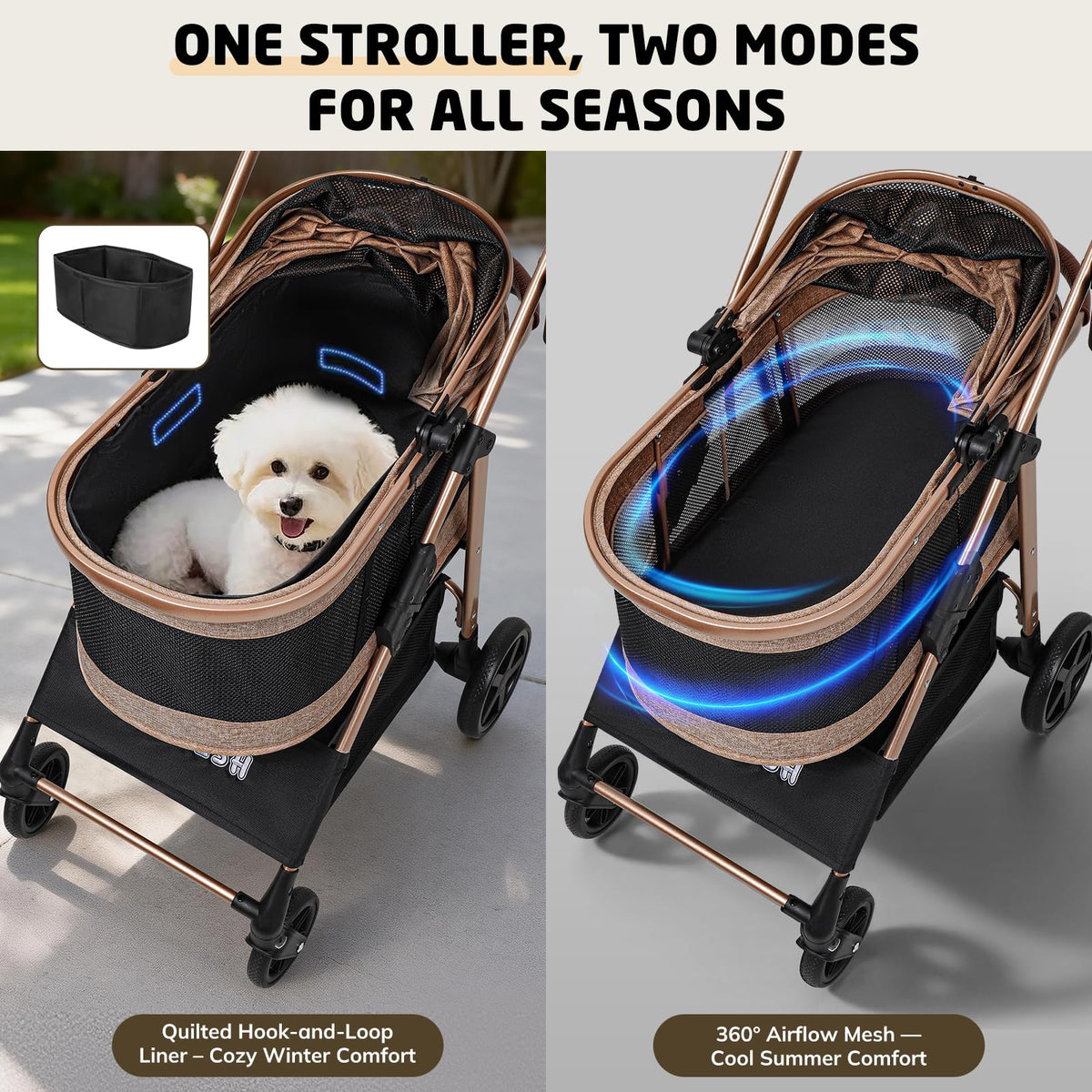 Foldable Pet Stroller N290