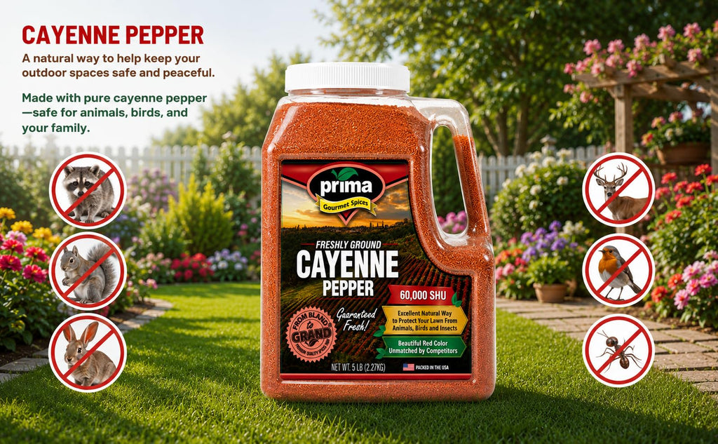 Cayenne Pepper Powder 5 LBS Bulk Kitchen Jug 60,000 SHU Extra Hot All Natural Gluten Free Red Ground Pepper S371225