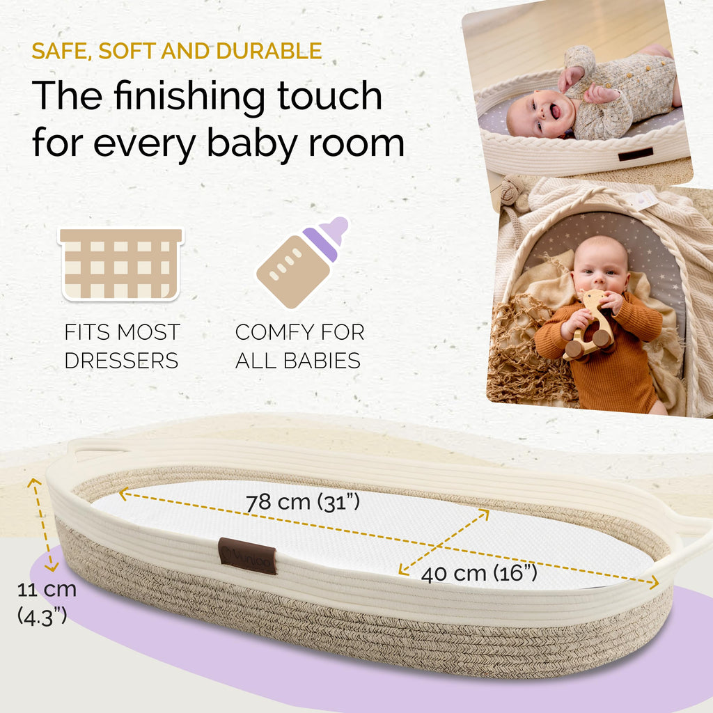 Baby Changing Basket, Portable Diaper Changing Pad O6244