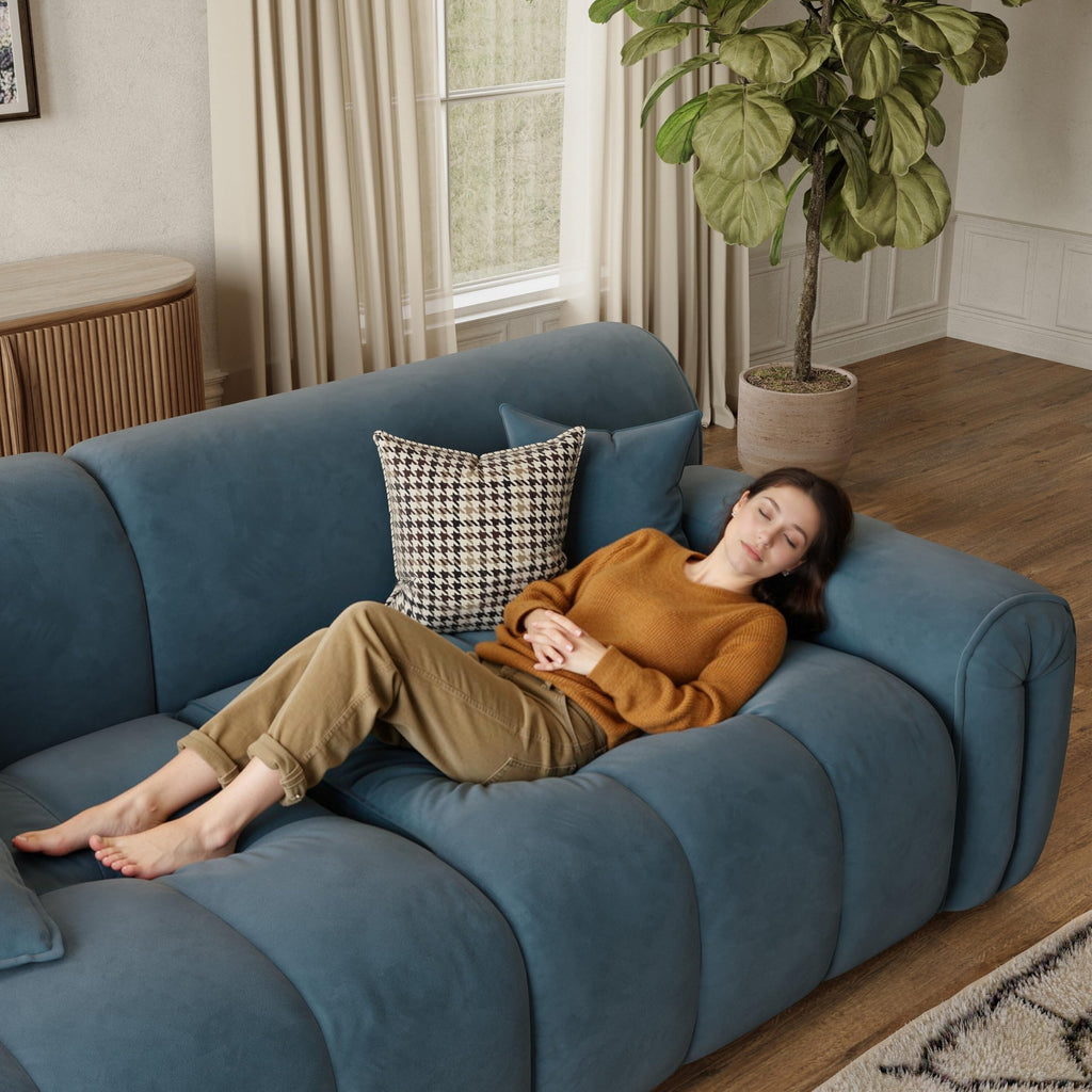 Oversized U-Shaped Sectional Sofa with Ottoman P5392