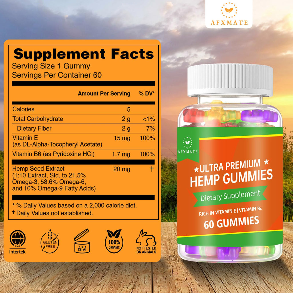 Hemp Gummies 120 Gummies T5626