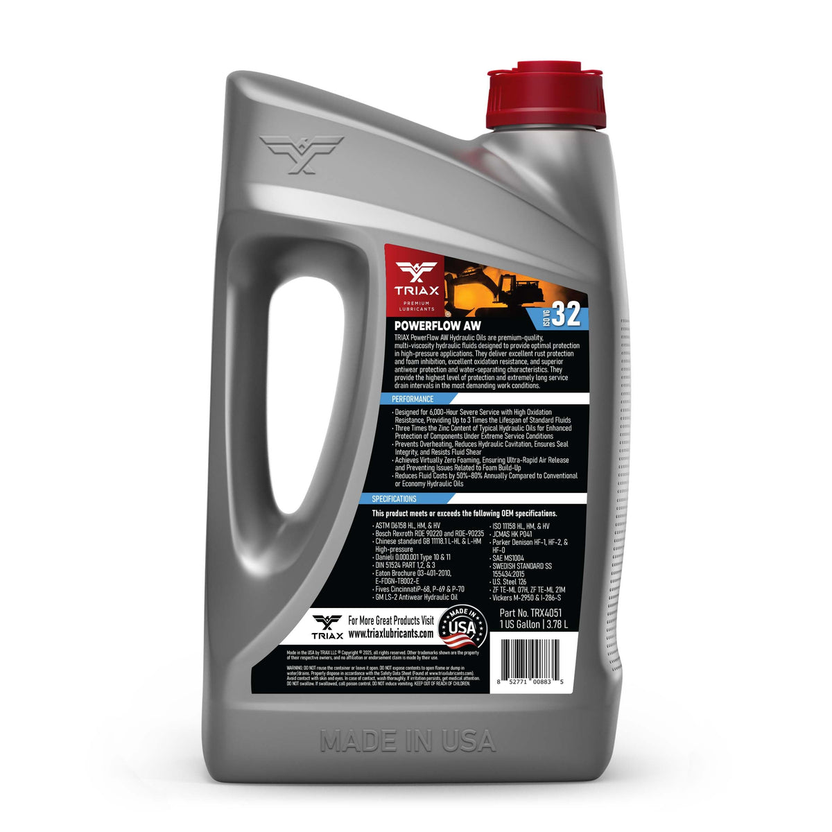 AW 32 Multi-Viscosity Hydraulic Oil 1 Gallon H1658