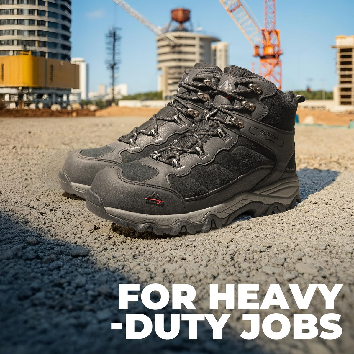 Waterproof Steel Toe Work Boots A348242