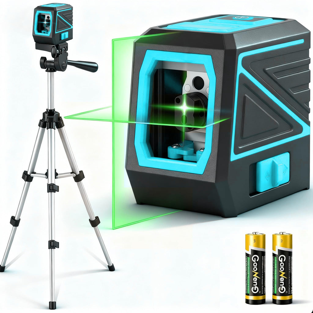 100 feet Green Cross Line Self Leveling Laser Level with Tripod M54612