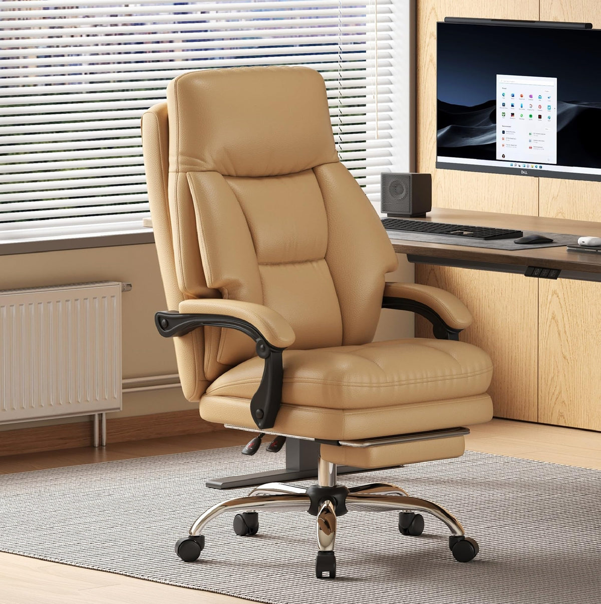 High Back Computer Chair with Soft Cushion G675944