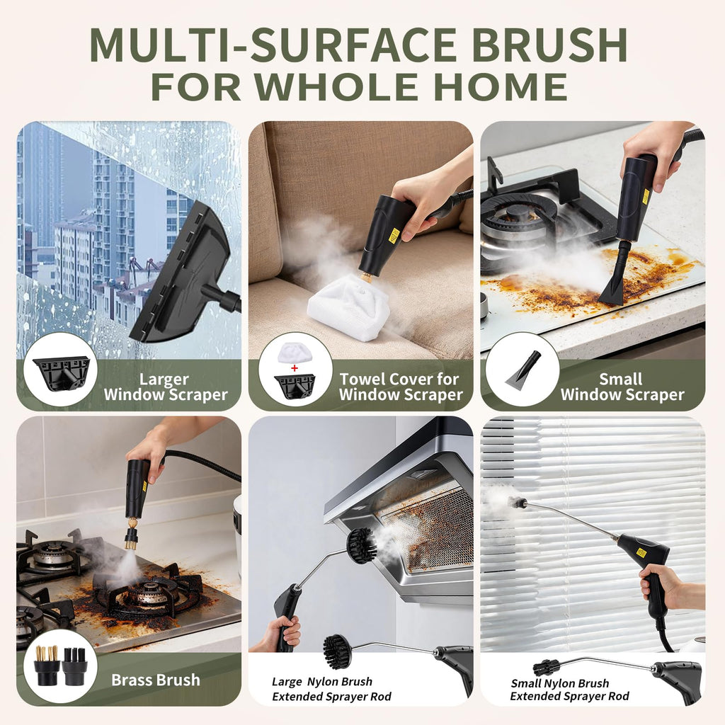 1.8L Pressurized Steam Cleaner N38063