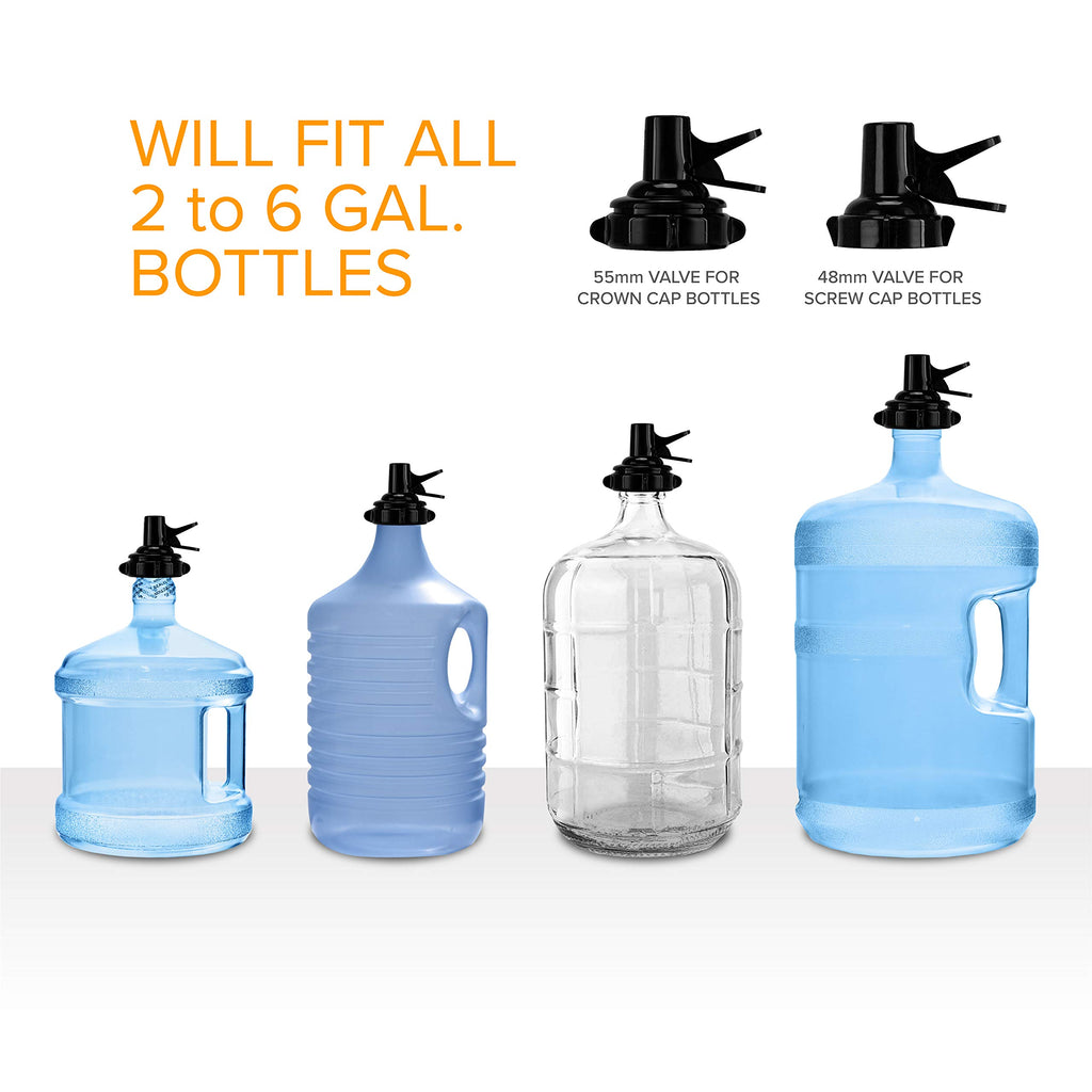 Stainless Steel Water Jug Stand with 2 Dispenser Valves W53641