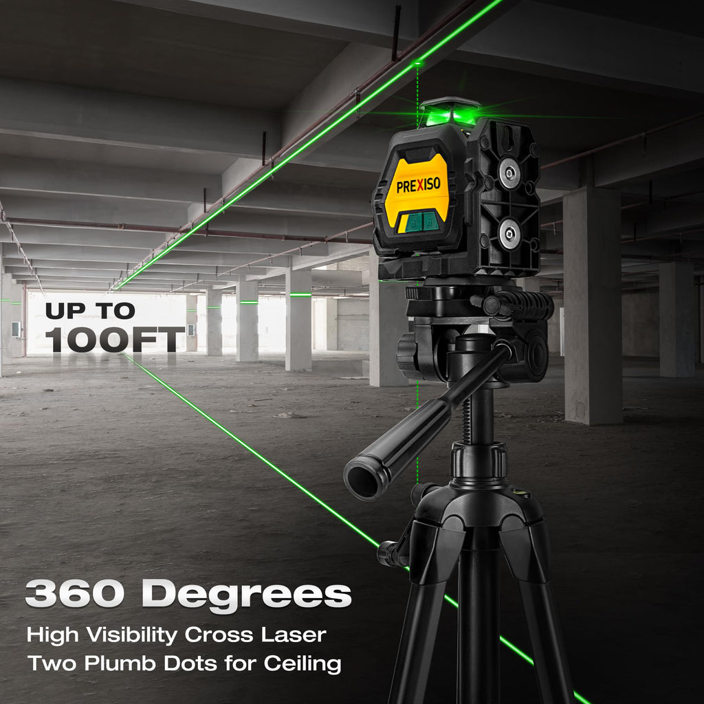 360 Laser Level with Tripod & 2 Plumb Dots I9644