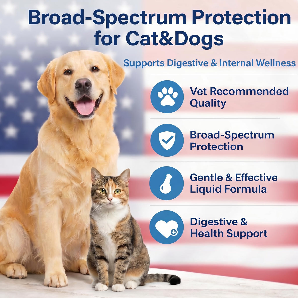 Dog & Cat Worm Care Liquid 3.38 fl oz B201