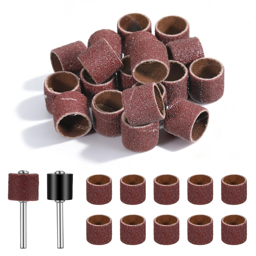 22Pcs Dog Nail Grinder Sanding Bands and Drums Replacement Kit T977582