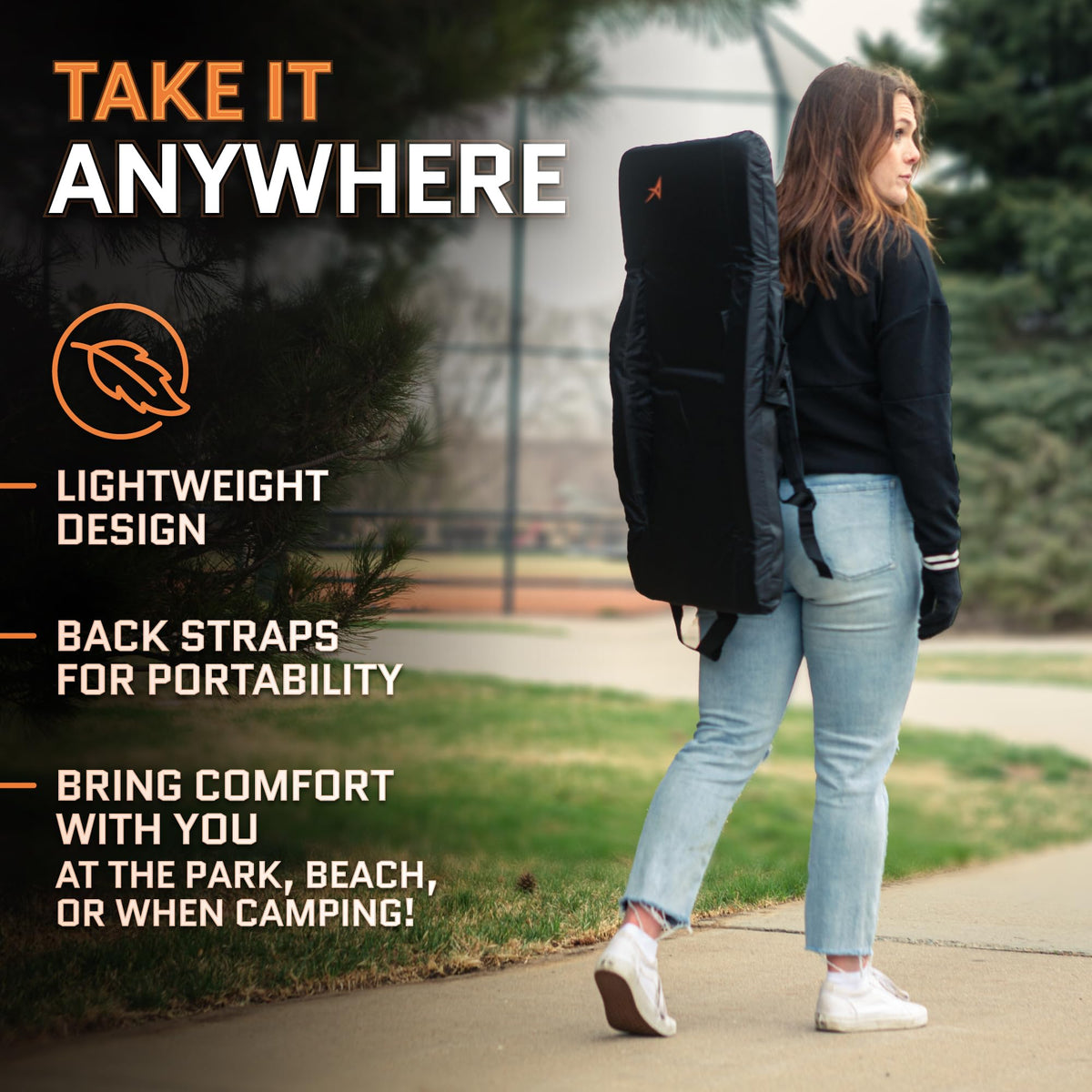 Heated Stadium Seats for Bleachers with Back Support B34223