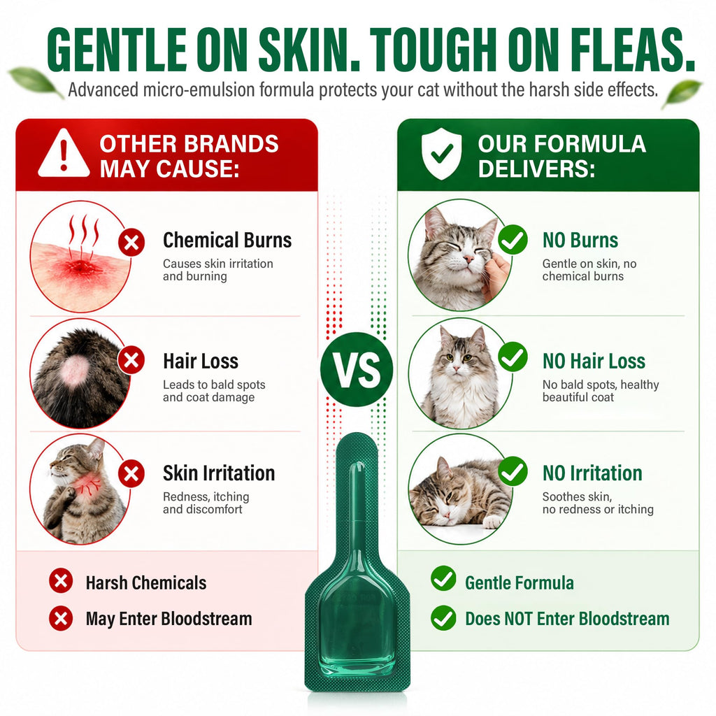 Cat Flea & Tick Topical Drops 12 Doses N297993