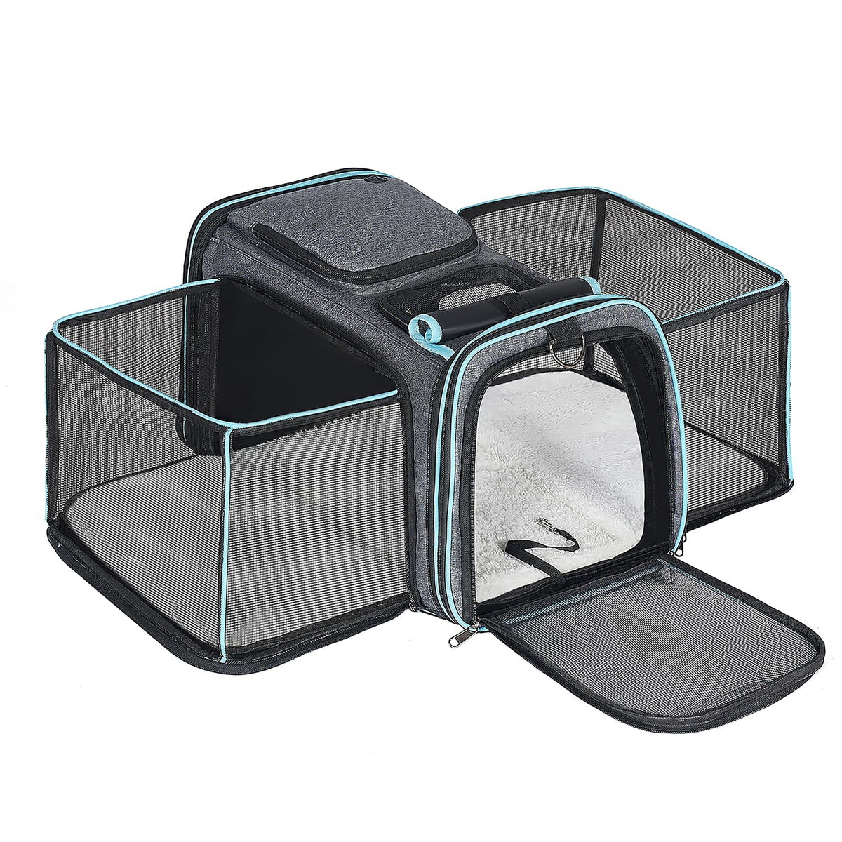 Expandable Soft-Sided Dog and Cat Carrier E5368