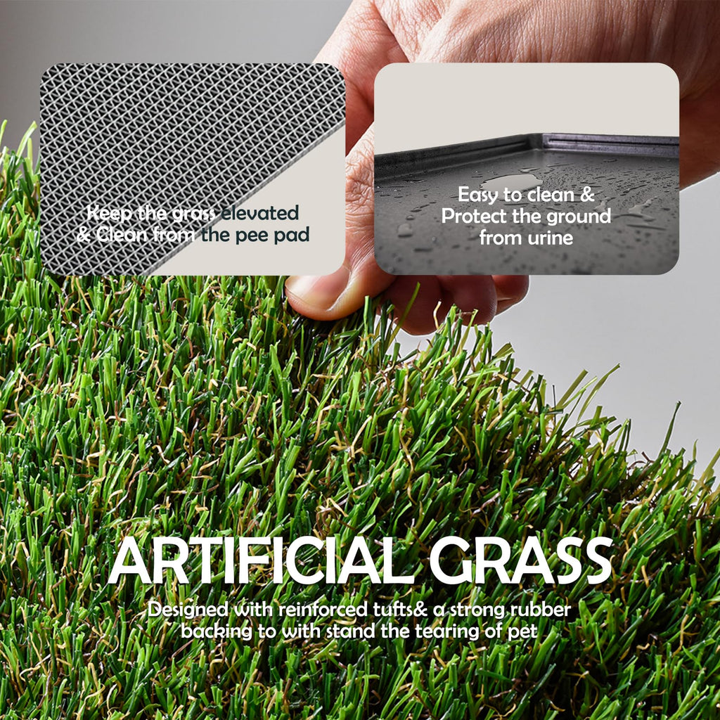 Extra Small Dog Grass Pee Pads with Tray R228