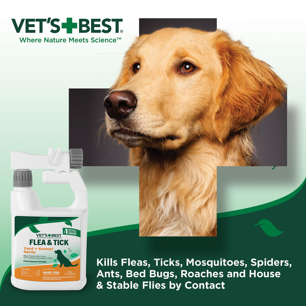 32 oz Flea and Tick Spray + 12 oz Dog Shampoo I383