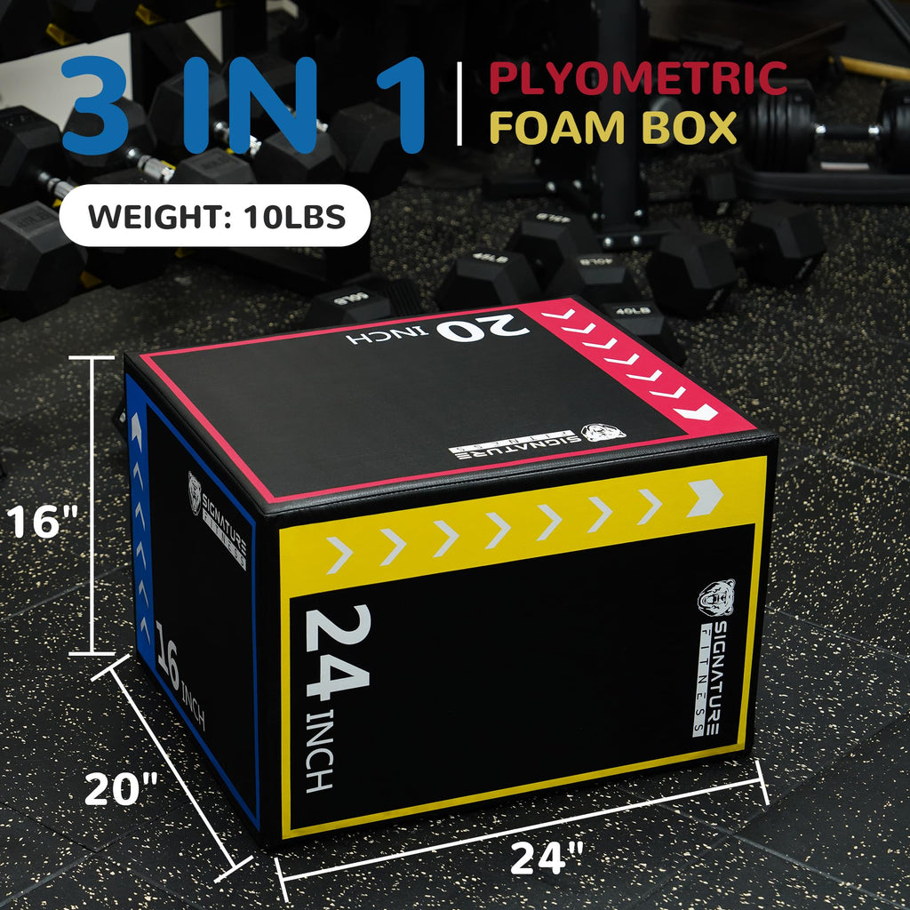 3-in-1 Plyometric Box with Anti Slip Surface I2484