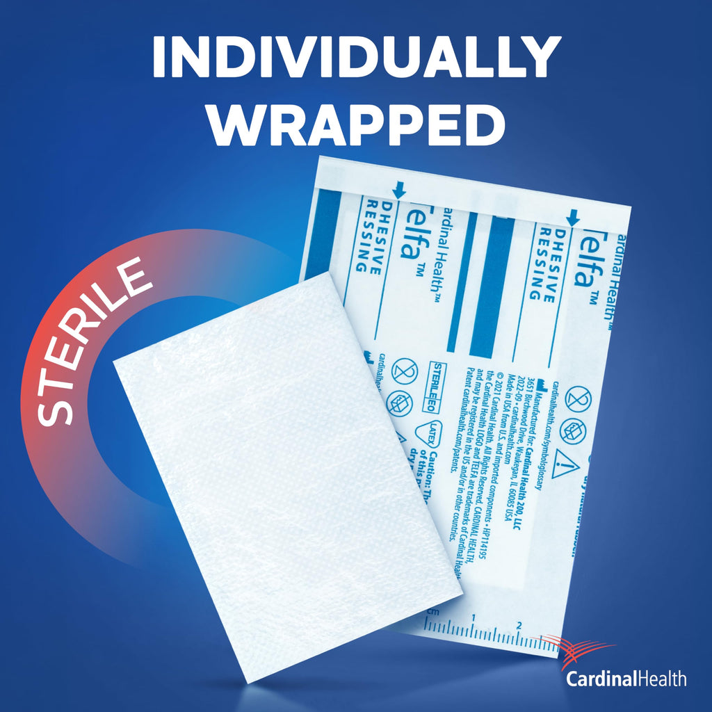 Sterile Adhesive Dressing 2" x 3" Pack of 100 M144