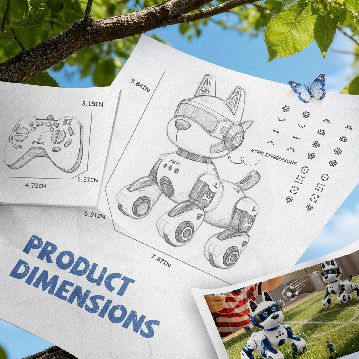 Remote Control Robot Dog D112906