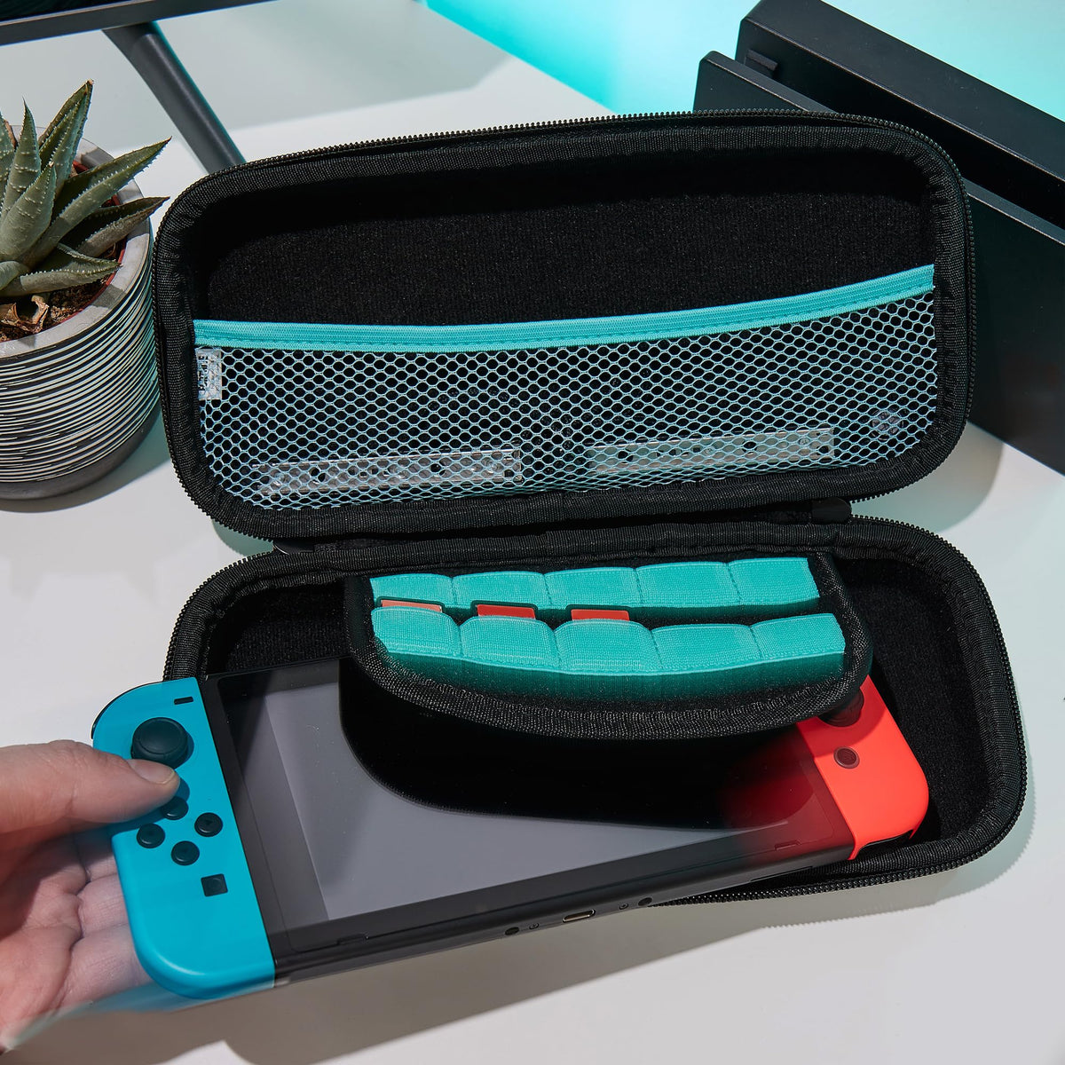 Hard Shell Travel Case for Nintendo Switch and OLED Model D32623
