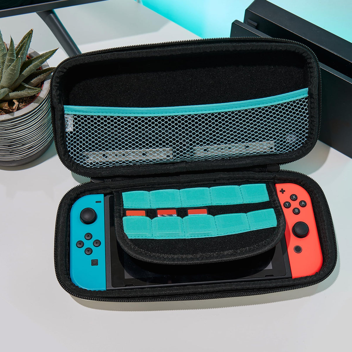 Hard Shell Travel Case for Nintendo Switch and OLED Model D32623