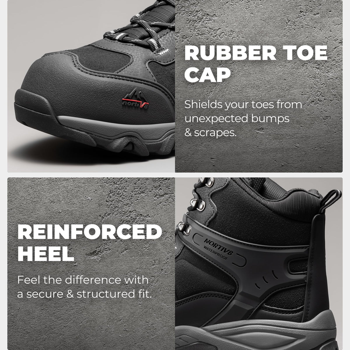 Waterproof Steel Toe Work Boots A348242